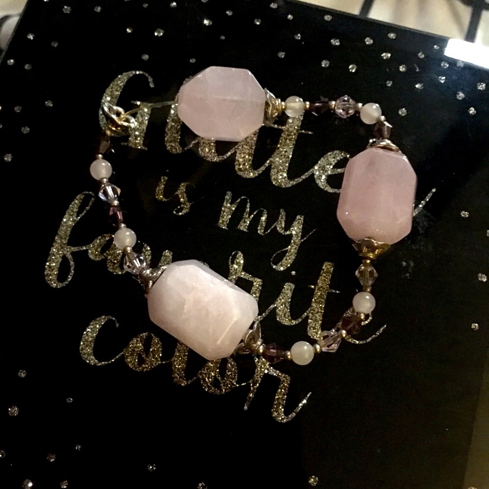 Rose Quartz Stretch bracelet